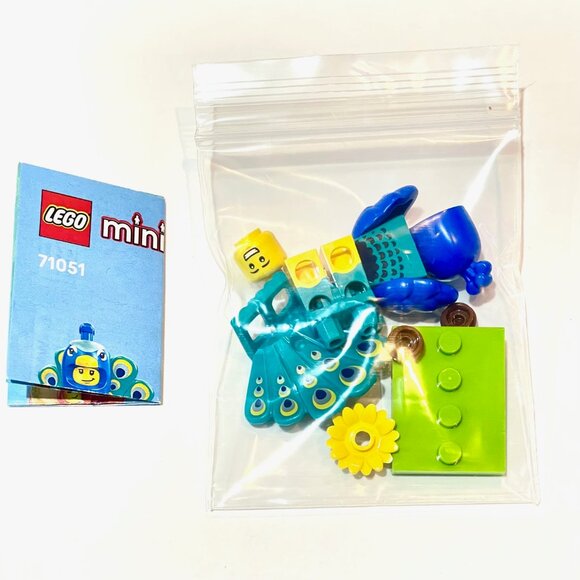 Lego 71051 Minifigures Series 28 Peacock Costume Collectible New CMF - Picture 3 of 5